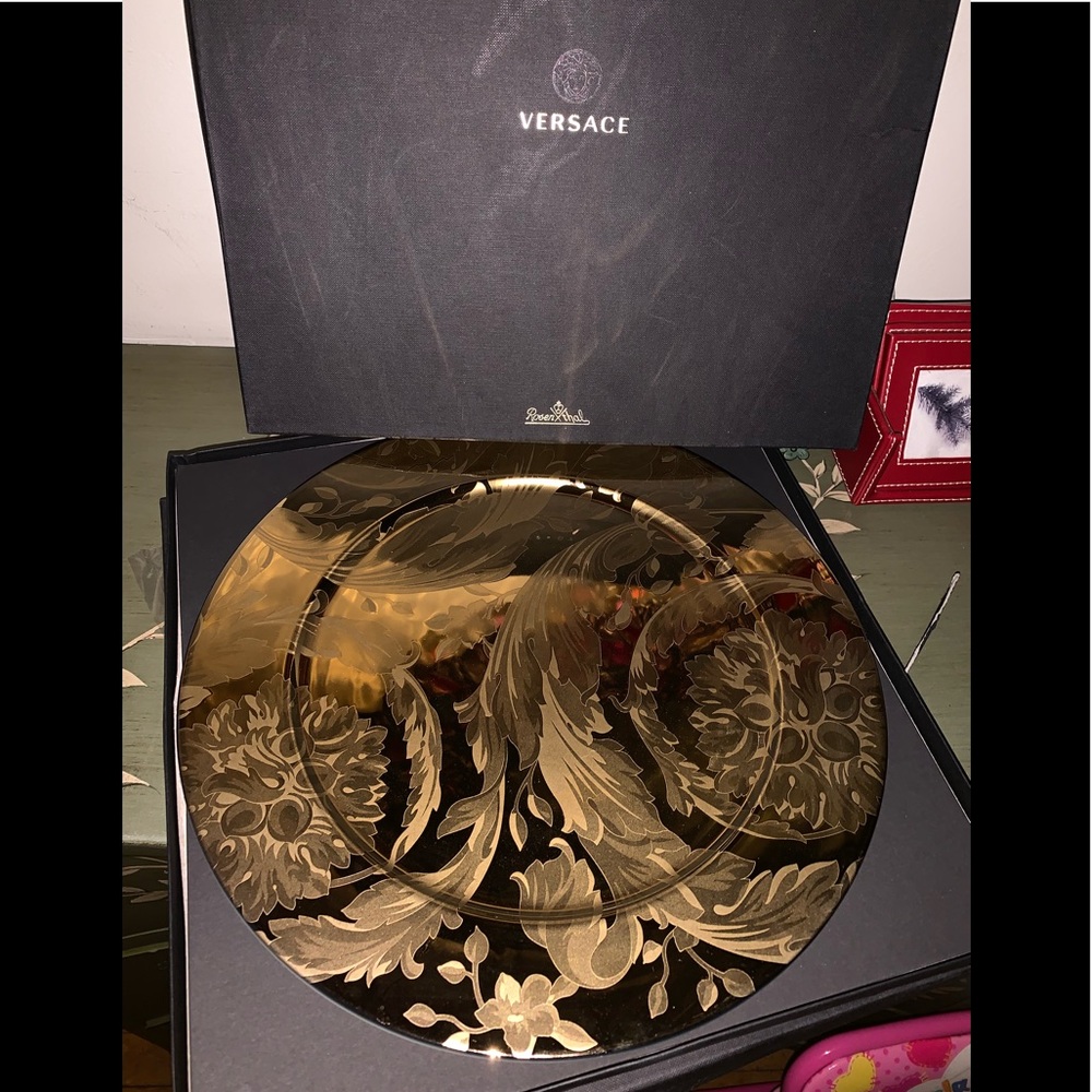 Versace vanity La Dorée Plates Set of 2